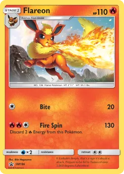 Carta Flareon (SL Cartas de promoción)