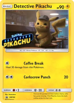 Carta Detective Pikachu (SL Cartas de promoción)