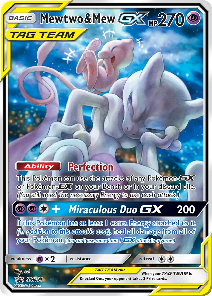 Mewtwo y Mew GX