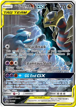 Carta Garchomp y Giratina GX (SL Cartas de promoción)