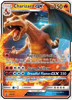 Carta Charizard GX (SL Cartas de promoción)