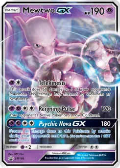 Carta Mewtwo GX (SL Cartas de promoción)
