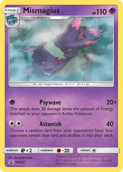 Carta Mismagius (SL Cartas de promoción)