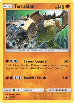 Carta Terrakion (SL Cartas de promoción)