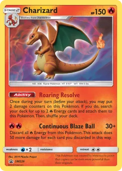 Carta Charizard (SL Cartas de promoción)