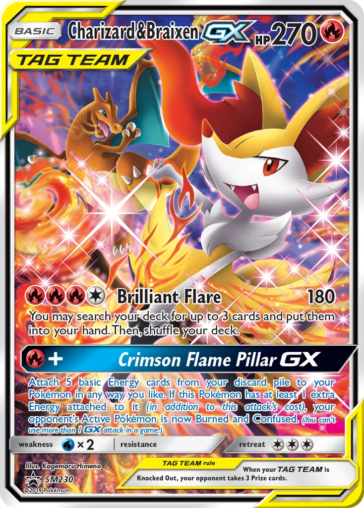 Charizard y Braixen GX