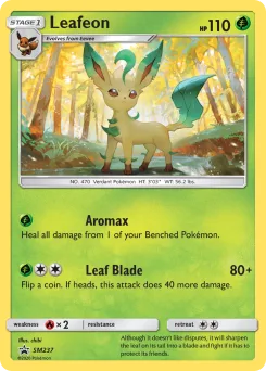 Carta Leafeon (SL Cartas de promoción)