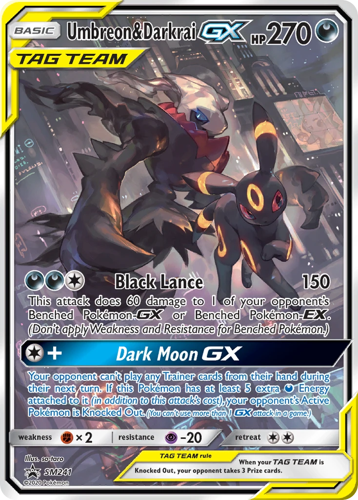 Umbreon y Darkrai GX