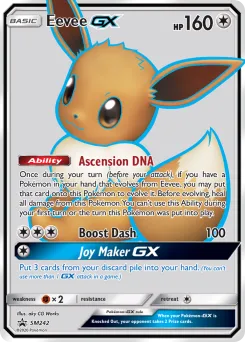 Carta Eevee GX (SL Cartas de promoción)