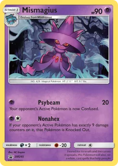 Carta Mismagius (SL Cartas de promoción)