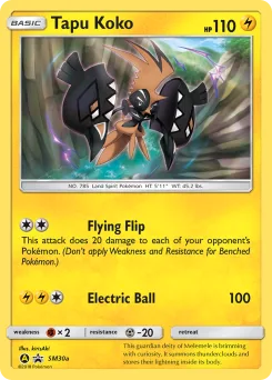 Carta Tapu Koko (SL Cartas de promoción)
