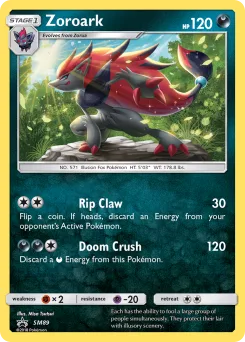 Carta Zoroark (SL Cartas de promoción)