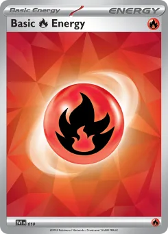 Carta Energía Fuego (Escarlata y Púrpura Energía)
