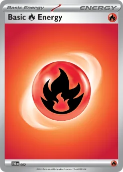 Carta Energía Fuego (Escarlata y Púrpura Energía)