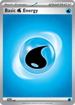 Carta Energía Agua (Escarlata y Púrpura Energía)
