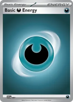 Carta Energía Oscura (Escarlata y Púrpura Energía)