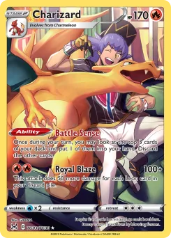Carta Charizard (Origen Perdido Galería de Entrenador)