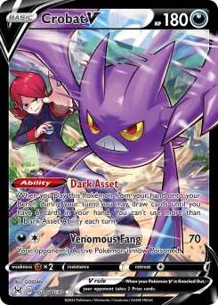 Carta Crobat V (Origen Perdido Galería de Entrenador)