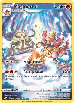 Carta Magmortar (Cenit Supremo Galería de Galar)