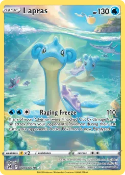 Carta Lapras (Cenit Supremo Galería de Galar)