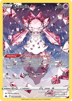 Carta Diancie (Cenit Supremo Galería de Galar)