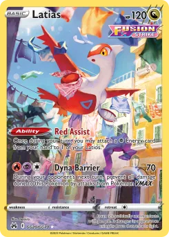 Carta Latias (Cenit Supremo Galería de Galar)