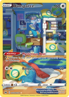 Carta Dunsparce (Cenit Supremo Galería de Galar)