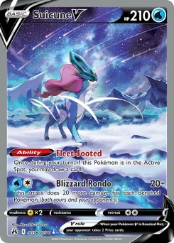 Carta Suicune V (Cenit Supremo Galería de Galar)