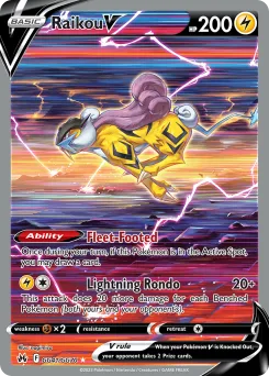 Carta Raikou V (Cenit Supremo Galería de Galar)