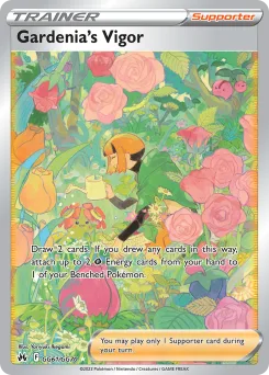 Carta Vigor de Gardenia (Cenit Supremo Galería de Galar)