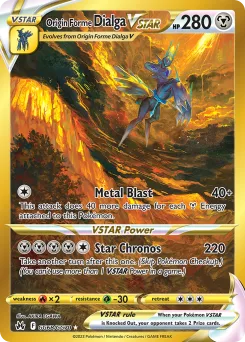 Carta Dialga Origen V-ASTRO (Cenit Supremo Galería de Galar)