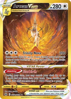 Carta Arceus V-ASTRO (Cenit Supremo Galería de Galar)
