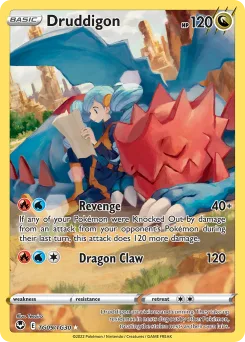 Carta Druddigon (Tempestad Plateada Galería de Entrenador)