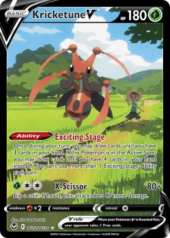 Carta Kricketune V (Tempestad Plateada Galería de Entrenador)