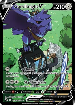 Carta Corviknight V (Tempestad Plateada Galería de Entrenador)