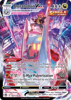 Carta Duraludon VMAX (Tempestad Plateada Galería de Entrenador)