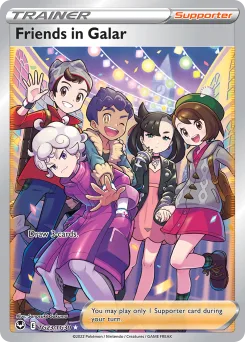 Carta Amigos de Galar (Tempestad Plateada Galería de Entrenador)