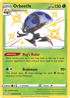 Carta Orbeetle (Destinos Brillantes Tesoro Brillante)