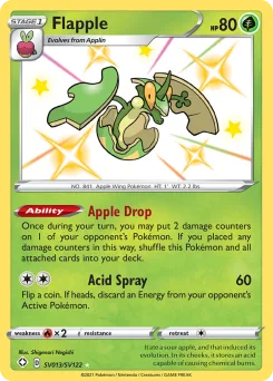 Carta Flapple (Destinos Brillantes Tesoro Brillante)