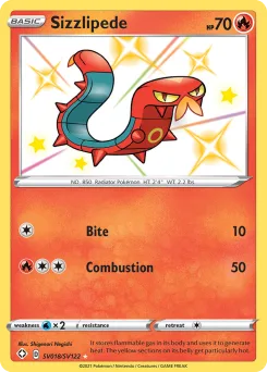 Carta Sizzlipede (Destinos Brillantes Tesoro Brillante)