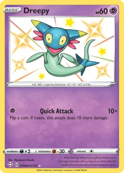 Carta Dreepy (Destinos Brillantes Tesoro Brillante)