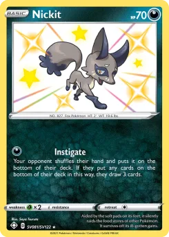 Carta Nickit (Destinos Brillantes Tesoro Brillante)