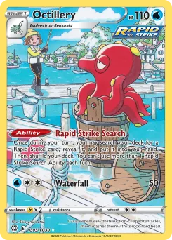 Carta Octillery (Astros Brillantes Galería de Entrenador)