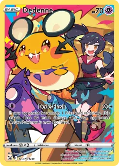 Carta Dedenne (Astros Brillantes Galería de Entrenador)