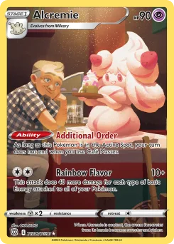 Carta Alcremie (Astros Brillantes Galería de Entrenador)