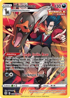 Carta Houndoom (Astros Brillantes Galería de Entrenador)