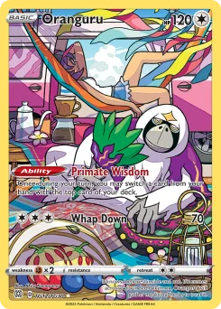 Carta Oranguru (Astros Brillantes Galería de Entrenador)
