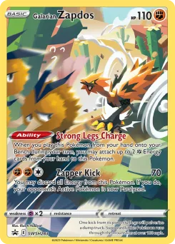 Carta Zapdos de Galar (EE Cartas de promoción)