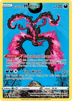 Carta Moltres de Galar (EE Cartas de promoción)
