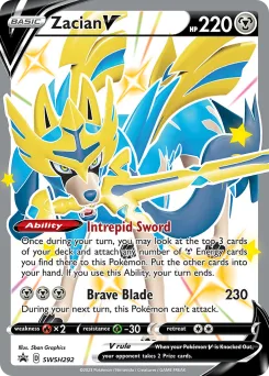Carta Zacian V (EE Cartas de promoción)